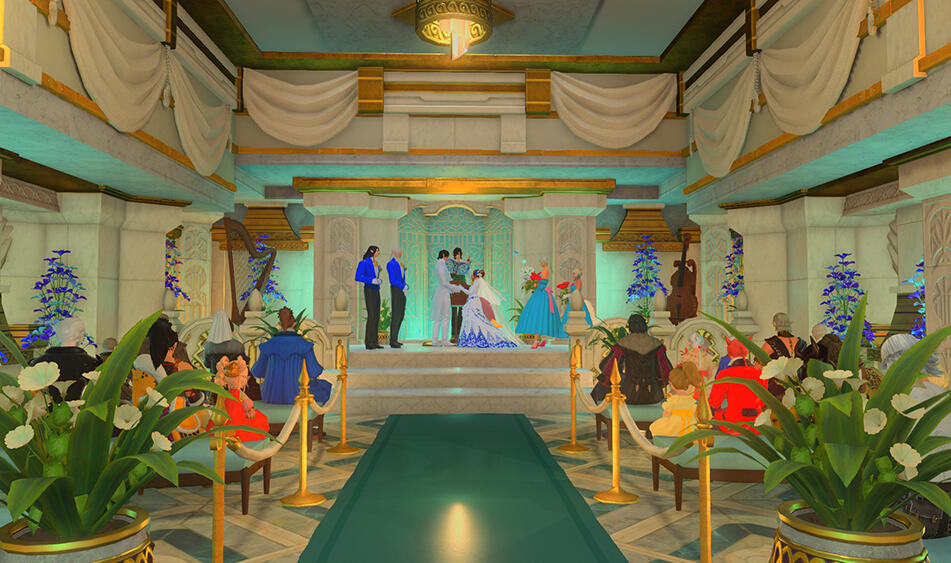 Menphina&#39;s Blessing Chapel Gone are the days of being restricted to only having people from your homeworld at your wedding with this beautiful chapel at your disposal. Hali-Shiro-W21-P54