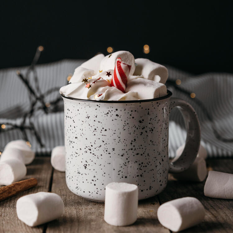 Crème de Menthe Cocoa Our secret recipe cocoa with a touch of cooling crème de menthe.